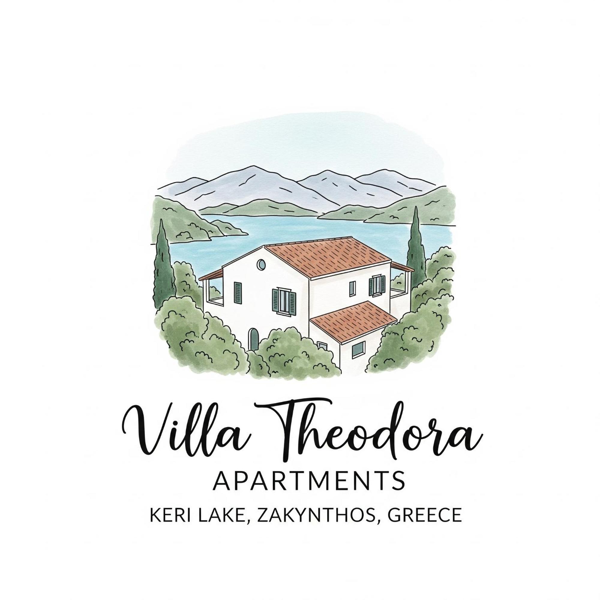Villa Theodora Keri Bagian luar foto